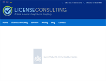 Tablet Screenshot of licenseconsulting.com